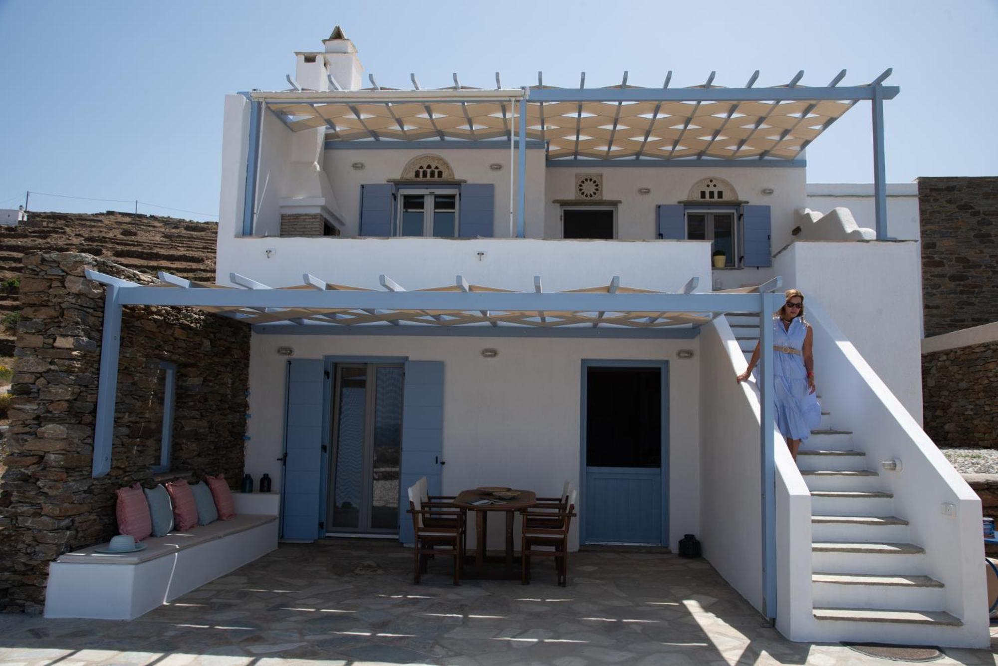 Iliopetra residence - 5BR Villa in Agios Romanos Esterno foto